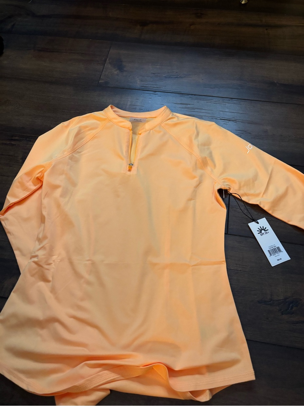 Jofit Peach Quarter-Zip Active Pullover